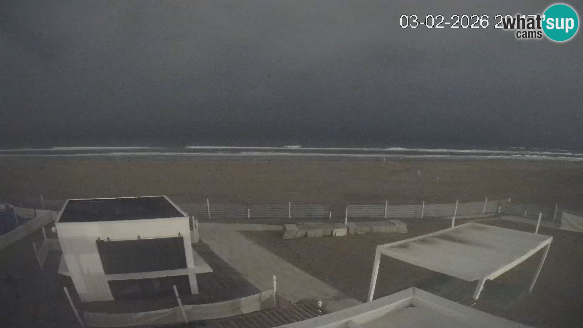 Spletna kamera plaža Riccione – Bagni Oreste spiaggia 115 – Italija