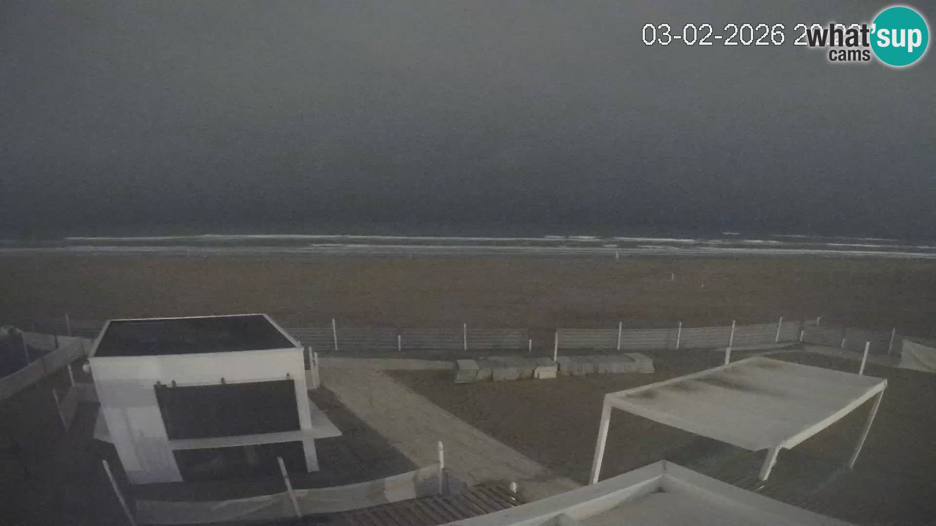 Spletna kamera plaža Riccione – Bagni Oreste spiaggia 115 – Italija