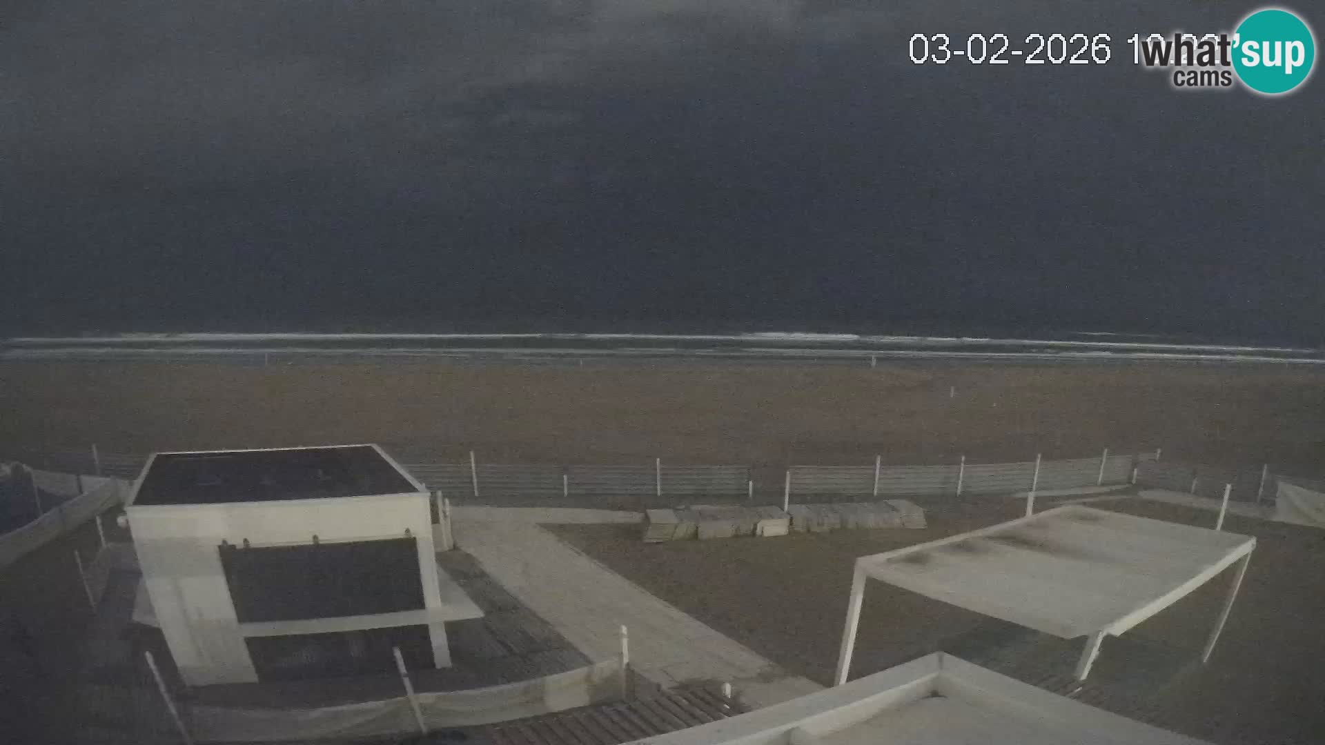 Webcam Riccione plage – Bagni Oreste spiaggia 115 – Italie