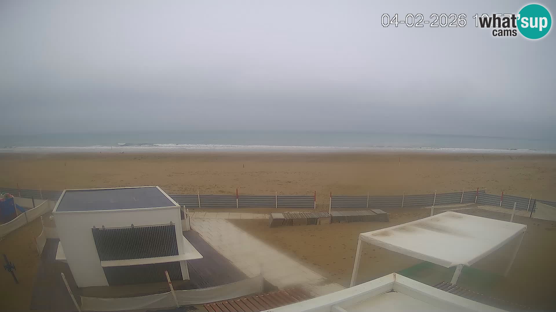 Live webcam Riccione Strand – Bagni Oreste spiaggia 115 – Italien