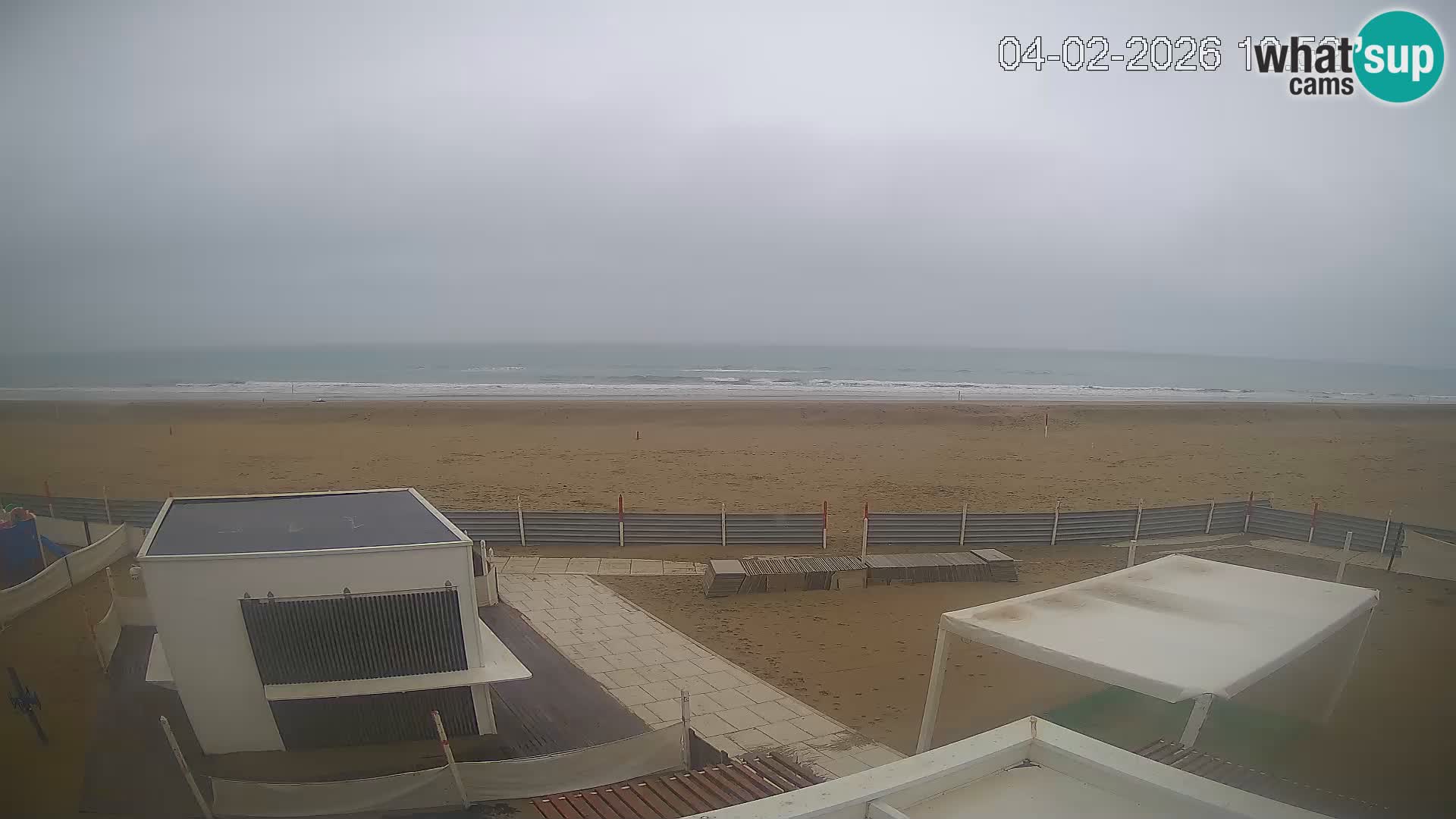 Live webcam Riccione Strand – Bagni Oreste spiaggia 115 – Italien