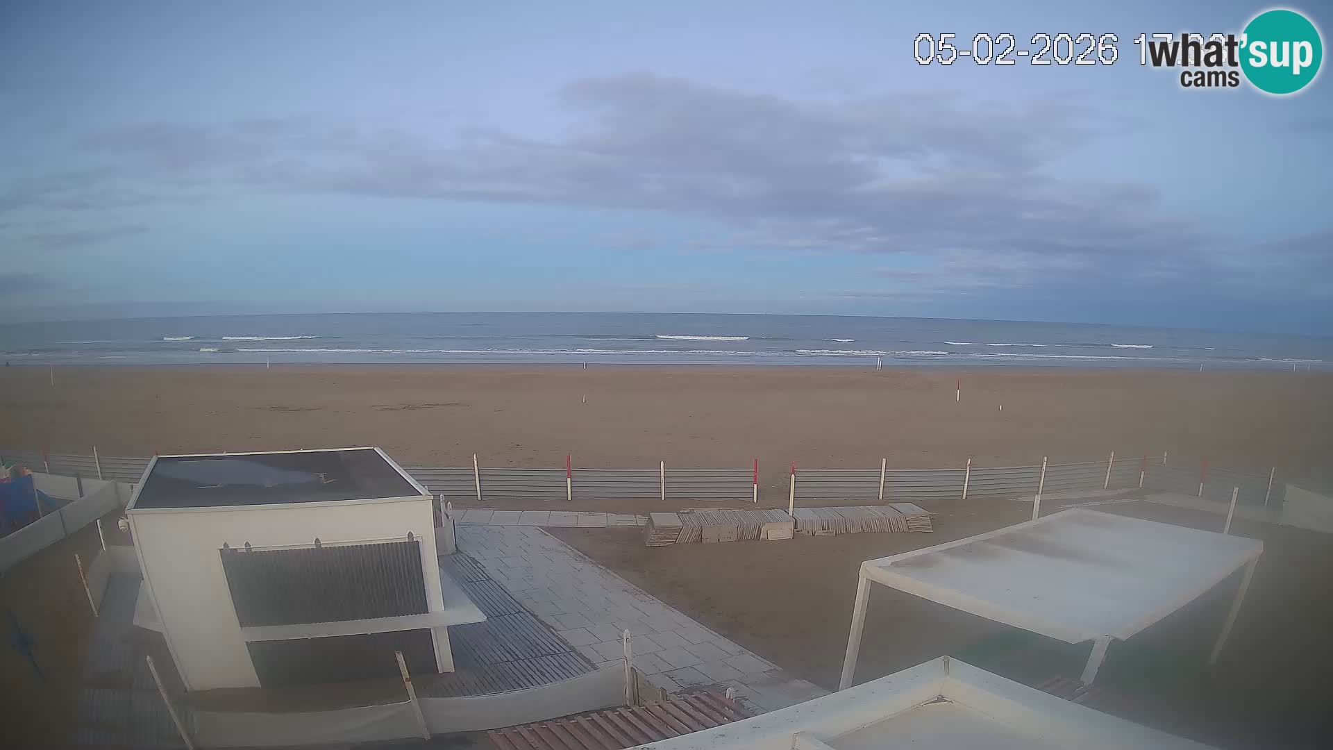 Spletna kamera plaža Riccione – Bagni Oreste spiaggia 115 – Italija