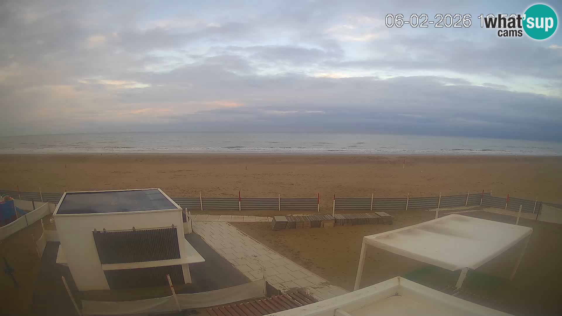 Web kamera plaža Riccione – Bagni Oreste spiaggia 115 – Italija