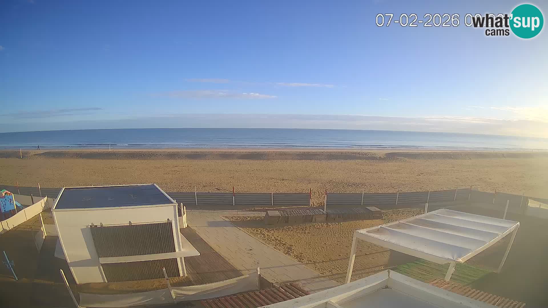 Live webcam Riccione – Bagni Oreste spiaggia 115