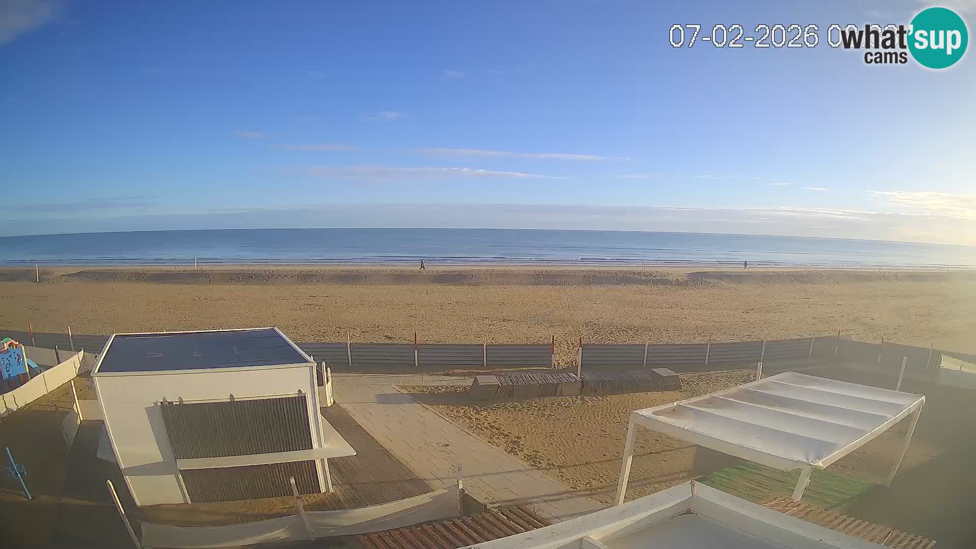 Web kamera plaža Riccione – Bagni Oreste spiaggia 115 – Italija