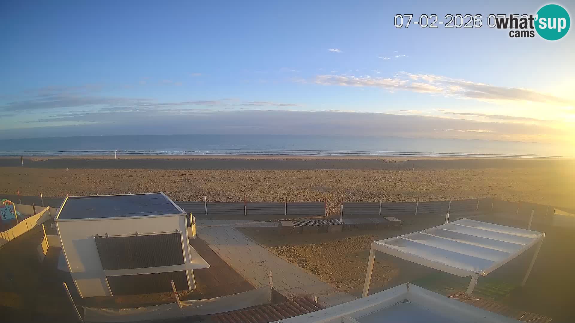 Live webcam Riccione – Bagni Oreste spiaggia 115