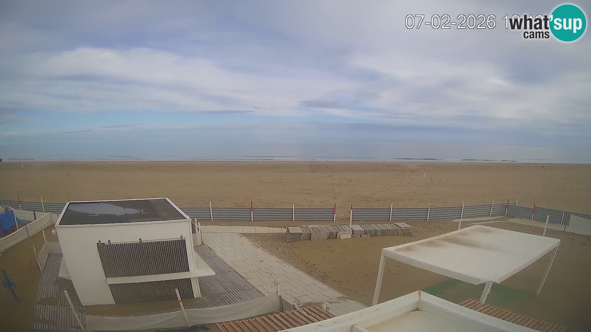 Webcam Riccione plage – Bagni Oreste spiaggia 115 – Italie