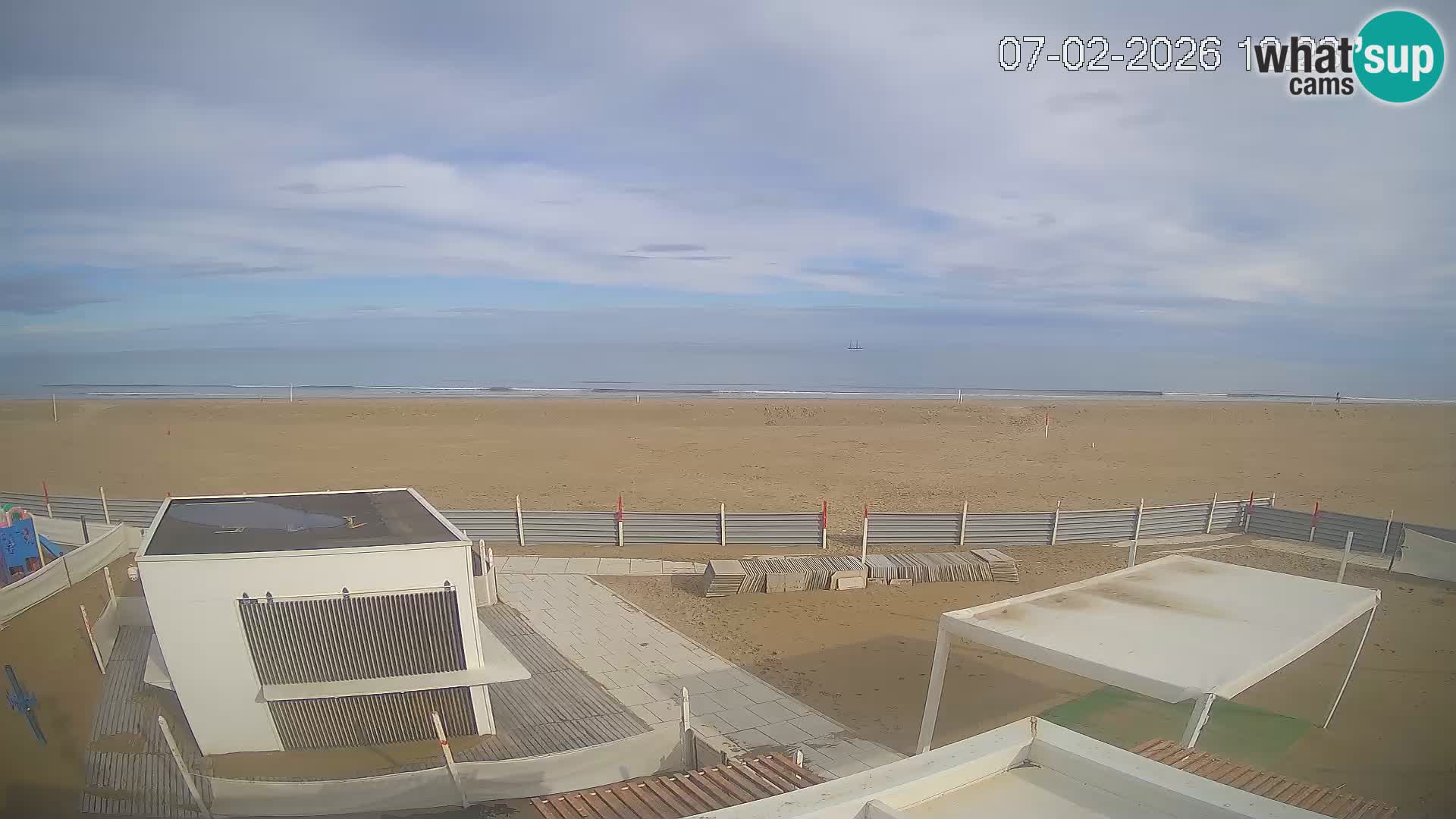 Spletna kamera plaža Riccione – Bagni Oreste spiaggia 115 – Italija