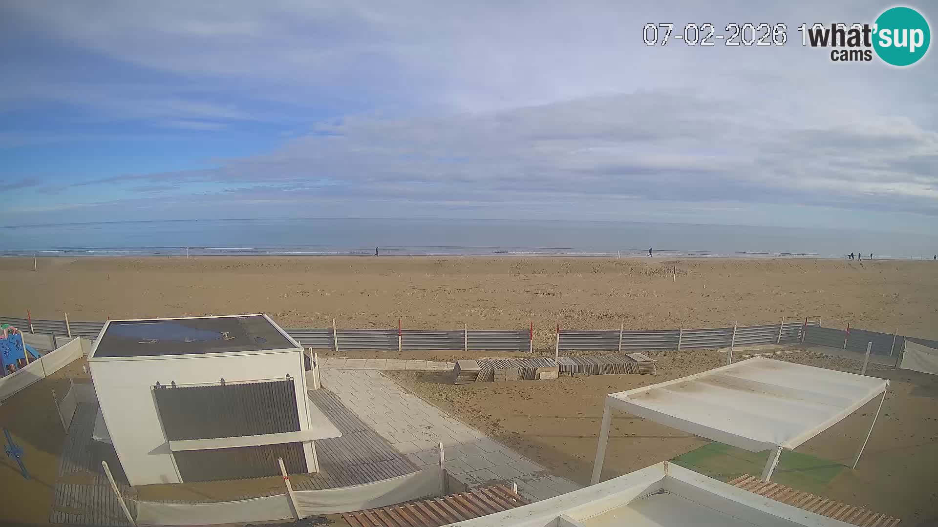 Spletna kamera plaža Riccione – Bagni Oreste spiaggia 115 – Italija