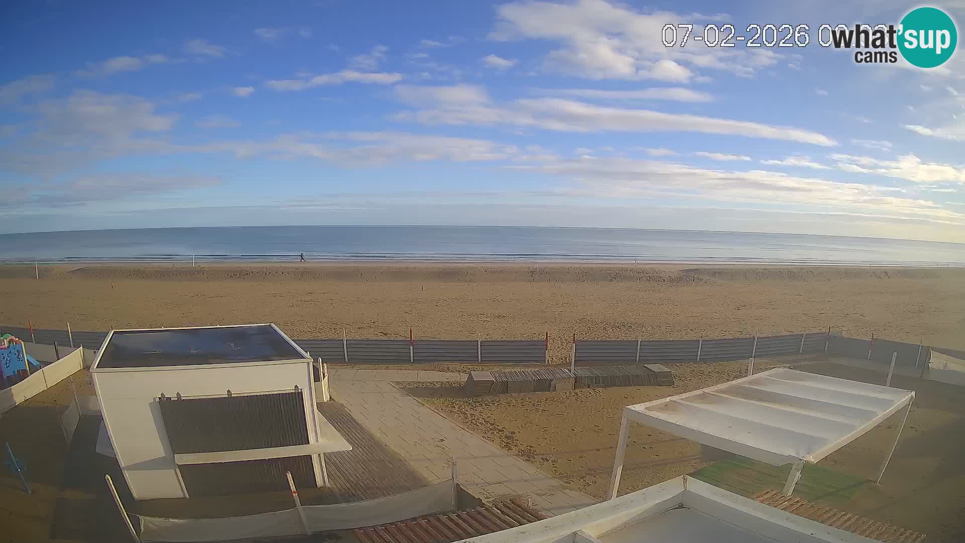 Spletna kamera plaža Riccione – Bagni Oreste spiaggia 115 – Italija