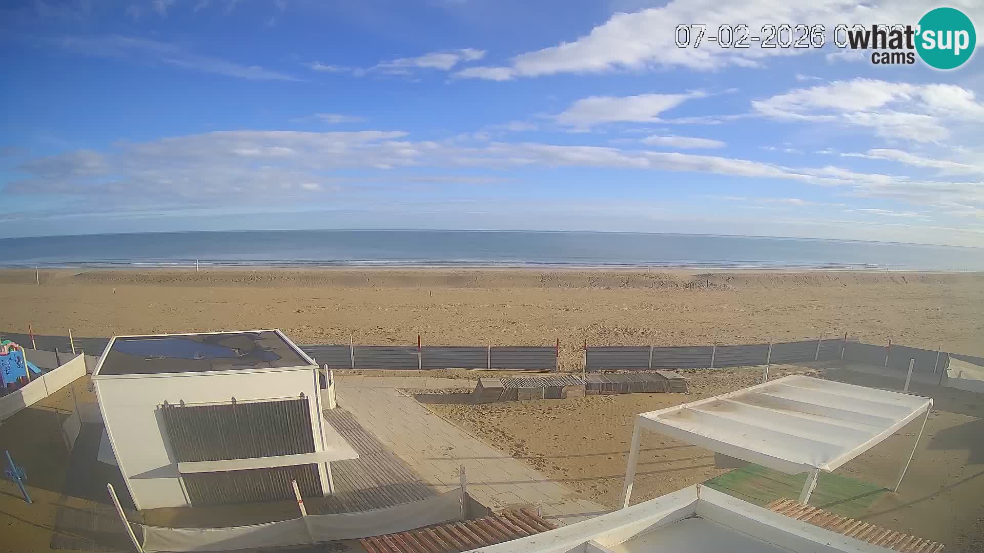 Live webcam Riccione beach – Bagni Oreste spiaggia 115