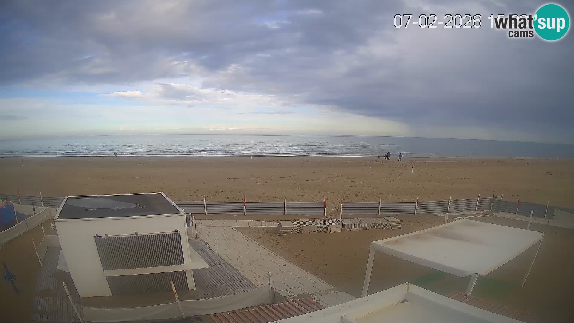 Live webcam Riccione Strand – Bagni Oreste spiaggia 115 – Italien