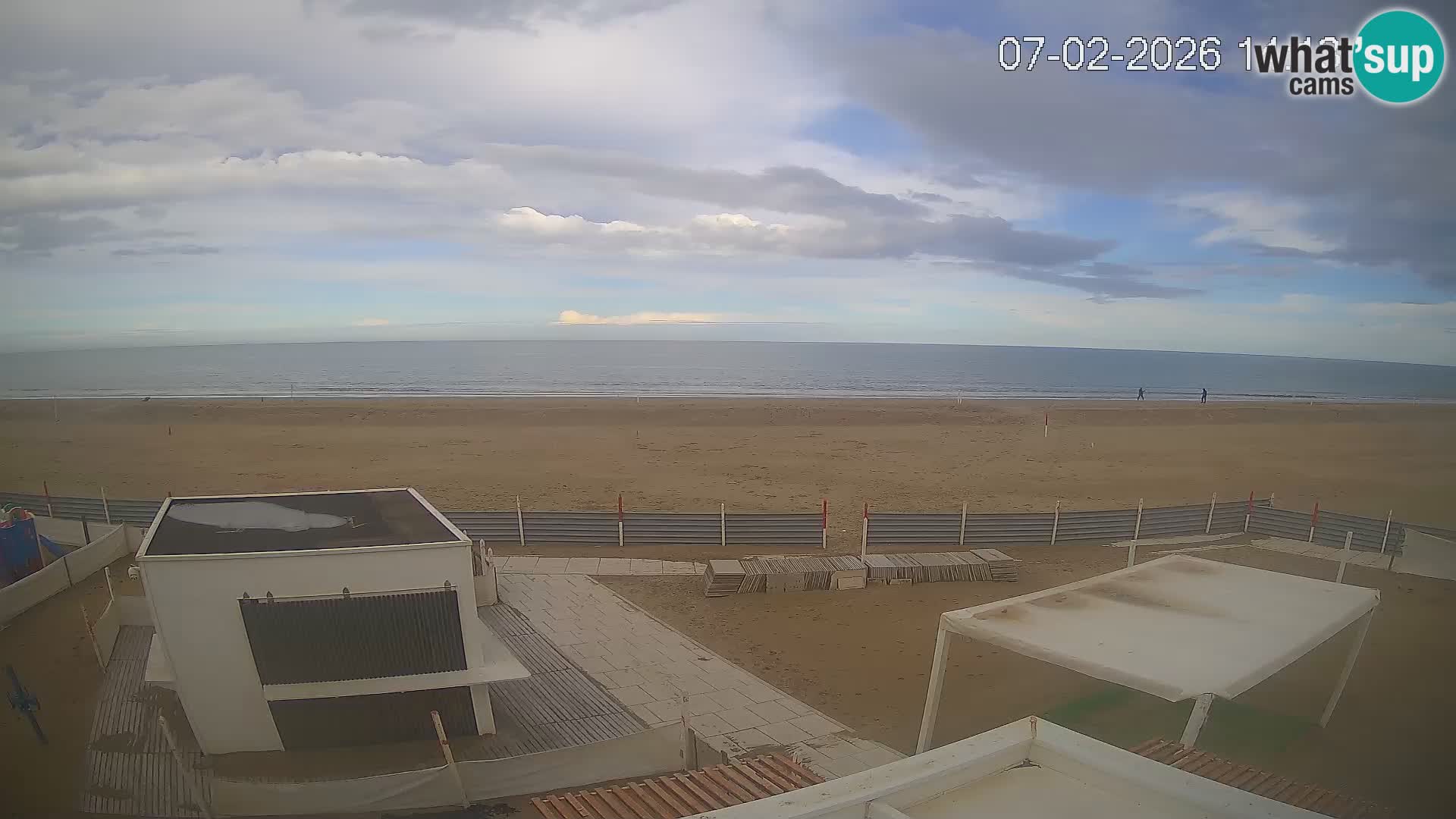 Webcam Riccione plage – Bagni Oreste spiaggia 115 – Italie