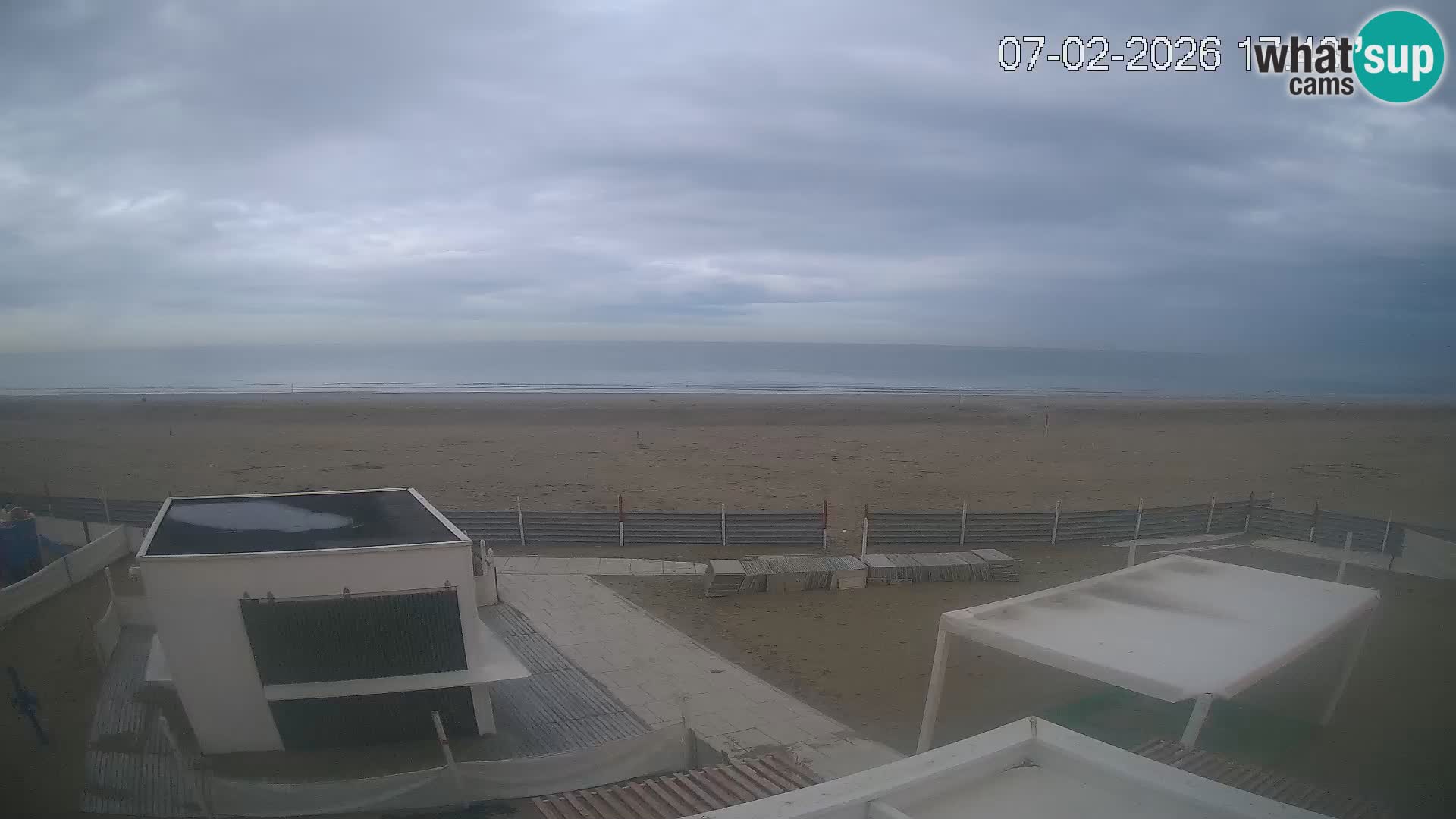 Spletna kamera plaža Riccione – Bagni Oreste spiaggia 115 – Italija