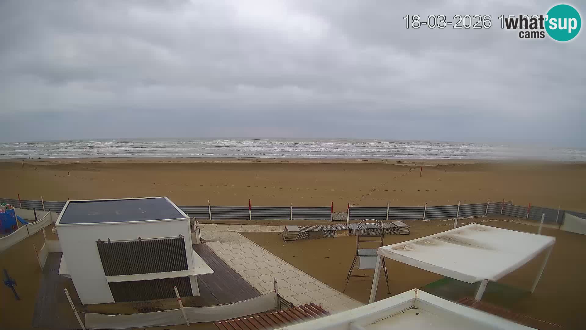 Spletna kamera plaža Riccione – Bagni Oreste spiaggia 115 – Italija