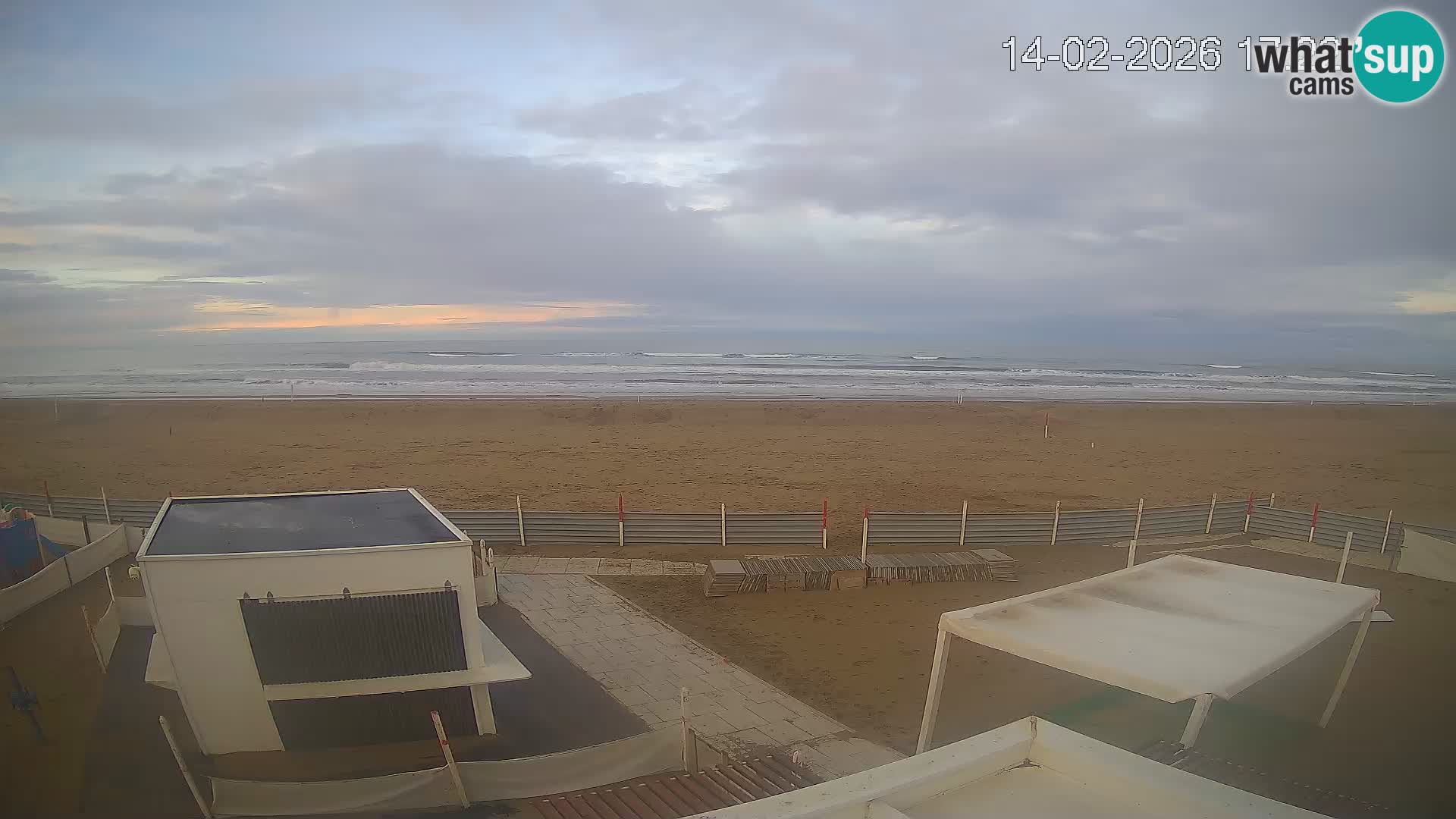 Spletna kamera plaža Riccione – Bagni Oreste spiaggia 115 – Italija