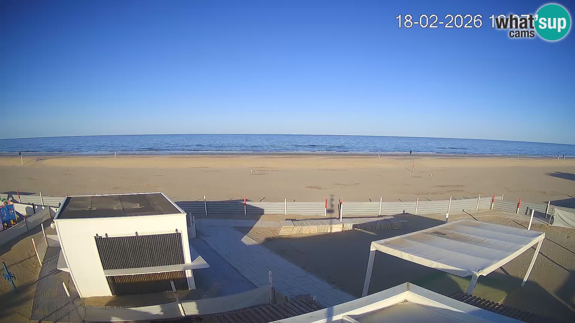 Live webcam Riccione beach – Bagni Oreste spiaggia 115