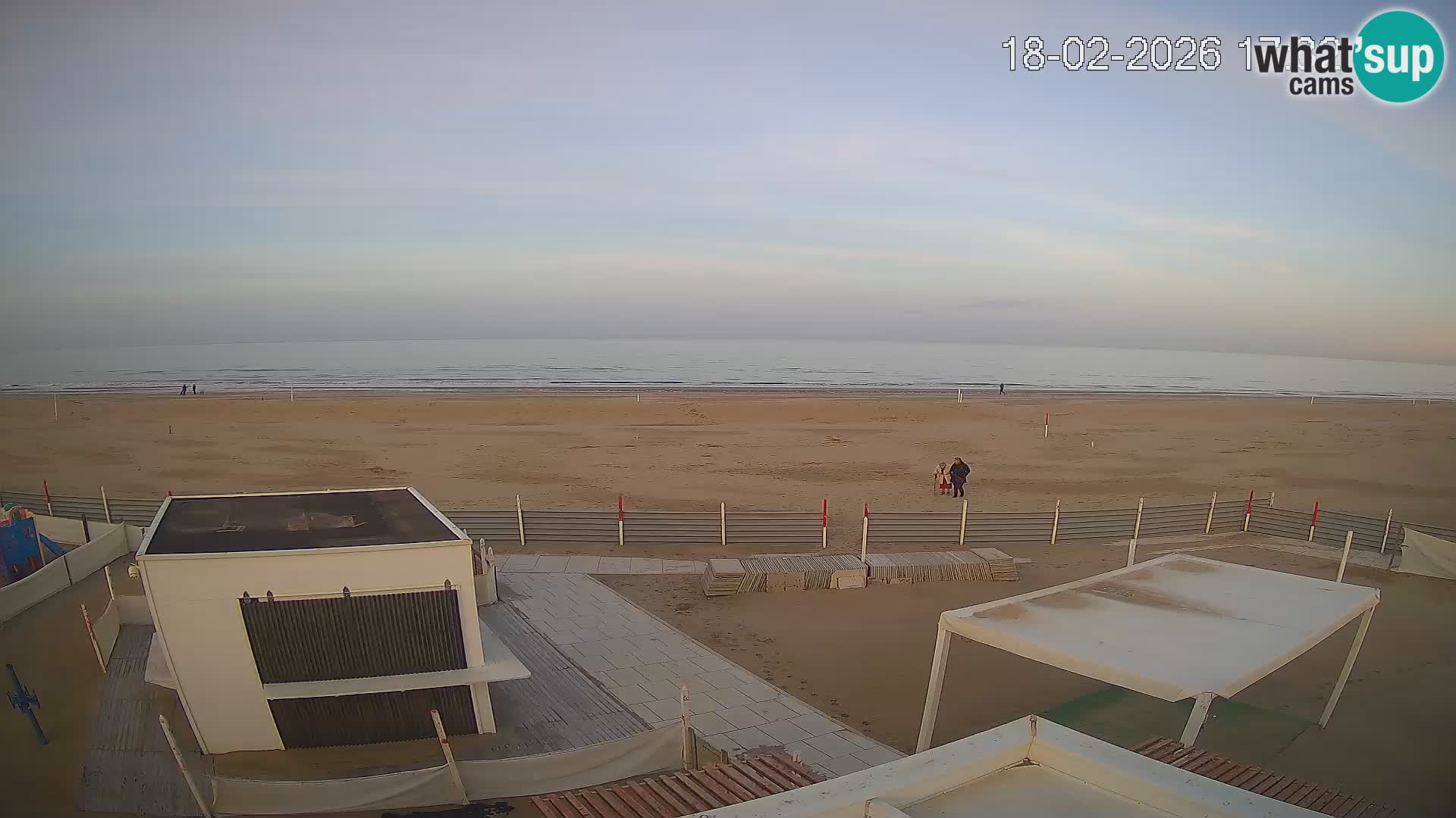 Web kamera plaža Riccione – Bagni Oreste spiaggia 115 – Italija