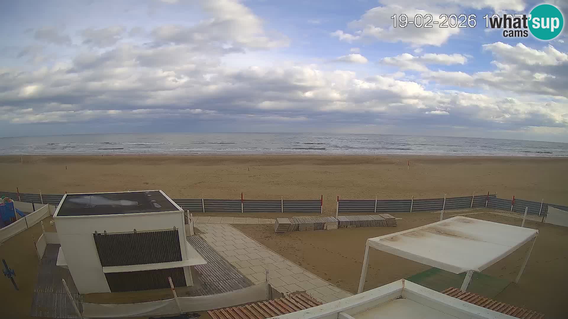 Webcam Riccione plage – Bagni Oreste spiaggia 115 – Italie