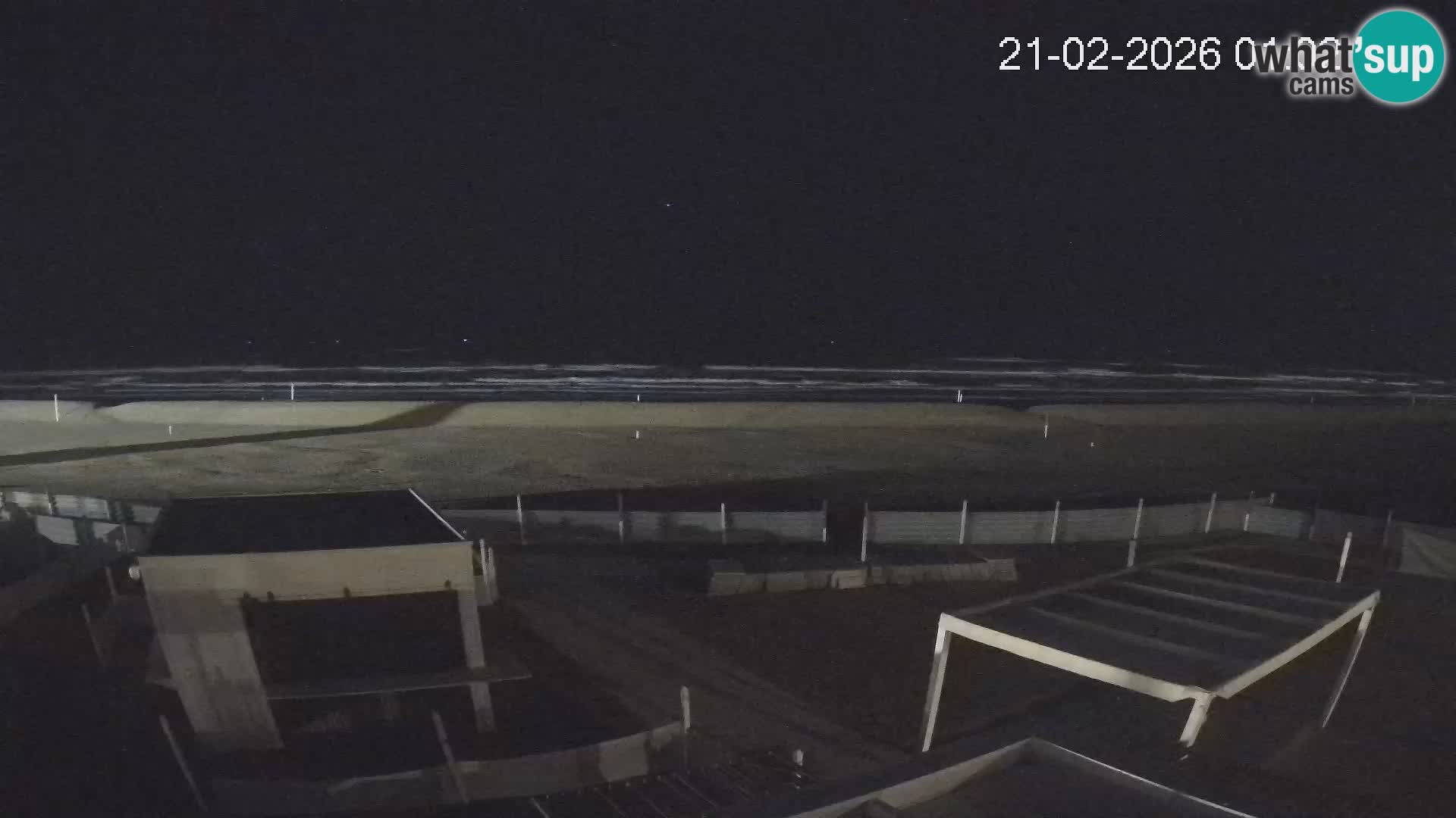 Live webcam Riccione Strand – Bagni Oreste spiaggia 115 – Italien
