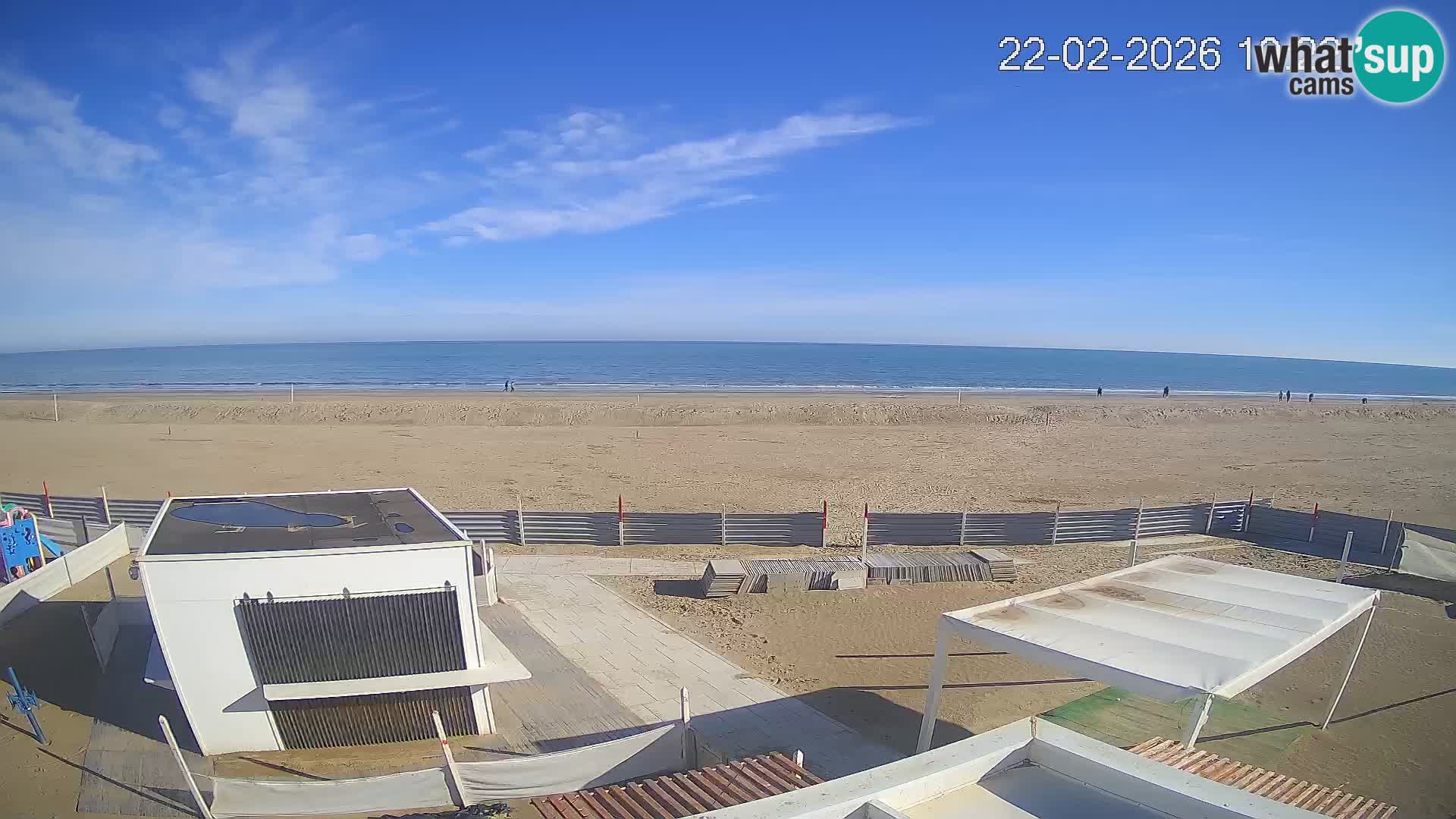 Live webcam Riccione – Bagni Oreste spiaggia 115