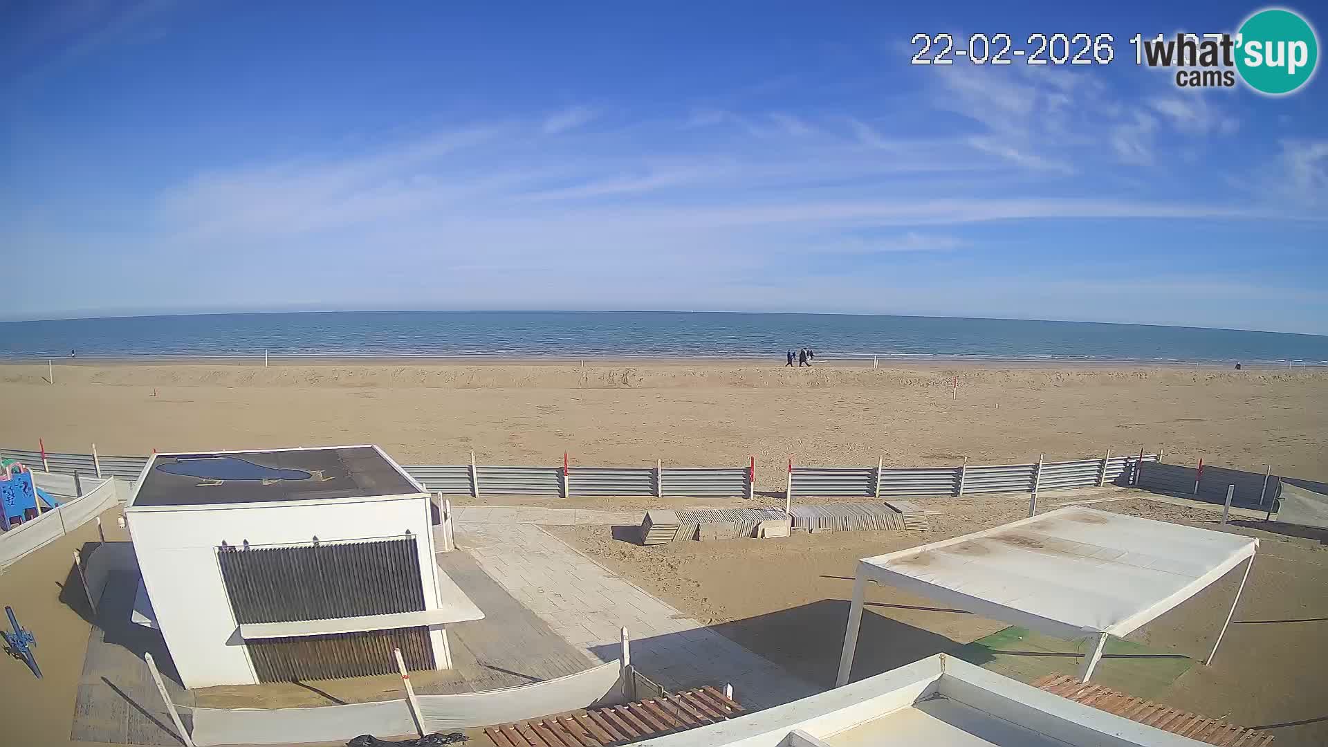 Webcam Riccione plage – Bagni Oreste spiaggia 115 – Italie