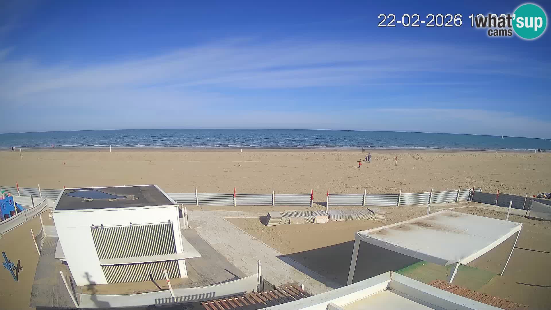 Webcam Riccione plage – Bagni Oreste spiaggia 115 – Italie