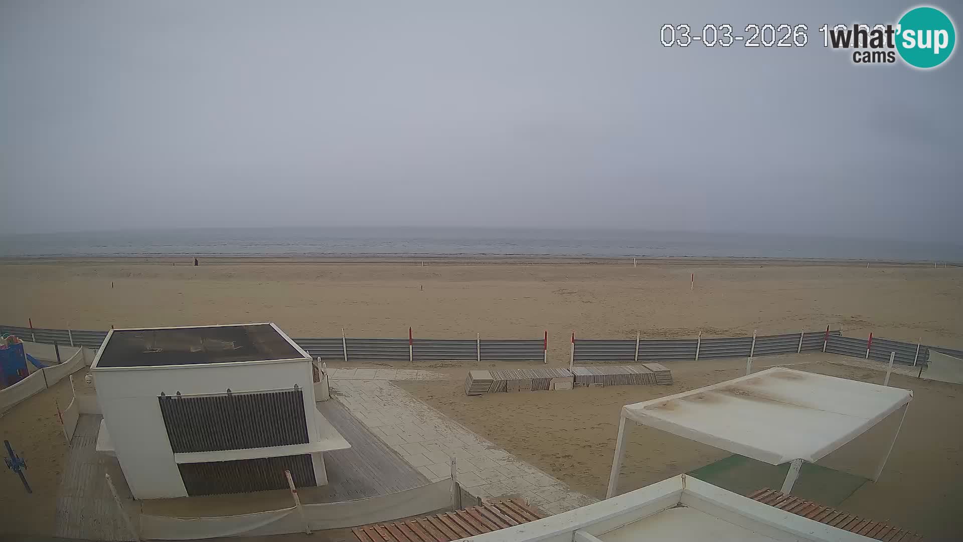Webcam Riccione plage – Bagni Oreste spiaggia 115 – Italie