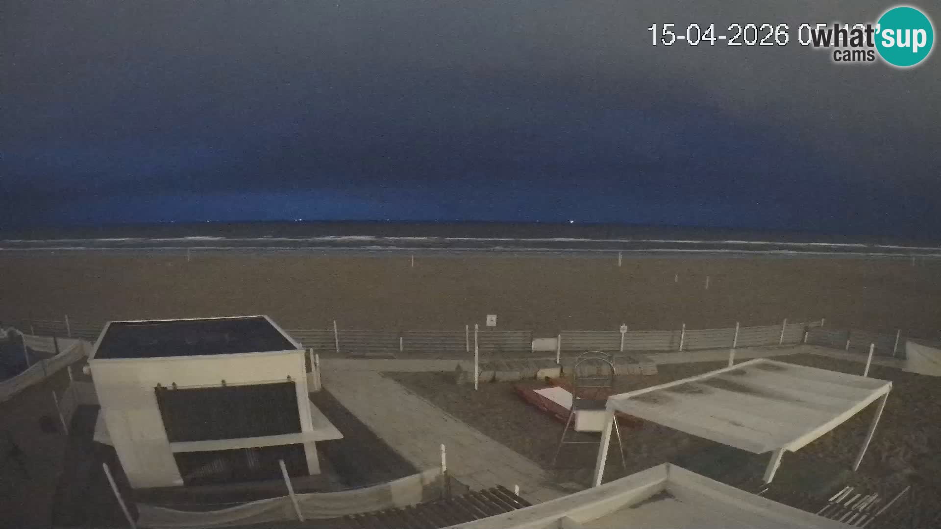 Live webcam Riccione Strand – Bagni Oreste spiaggia 115 – Italien