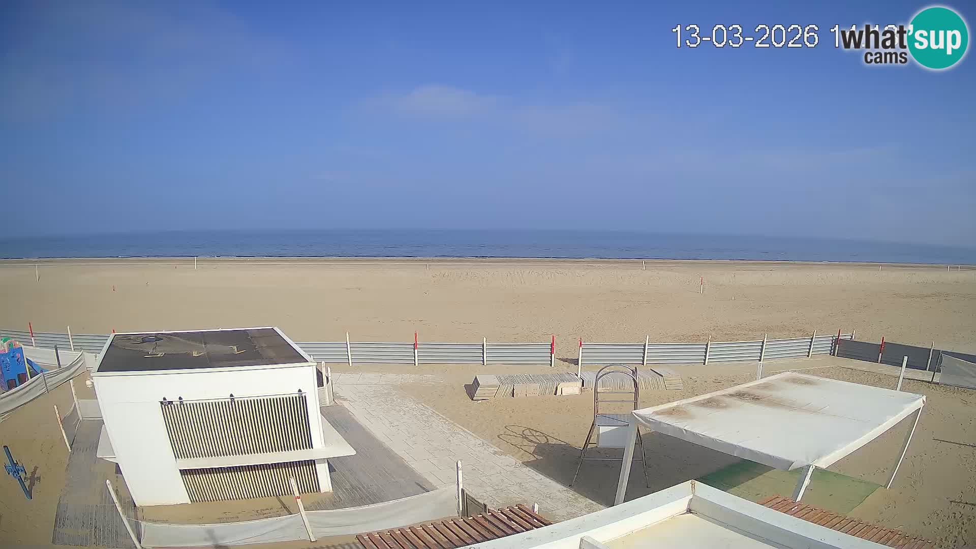 Camera en vivo playa Riccione – Bagni Oreste spiaggia 115 – Italia