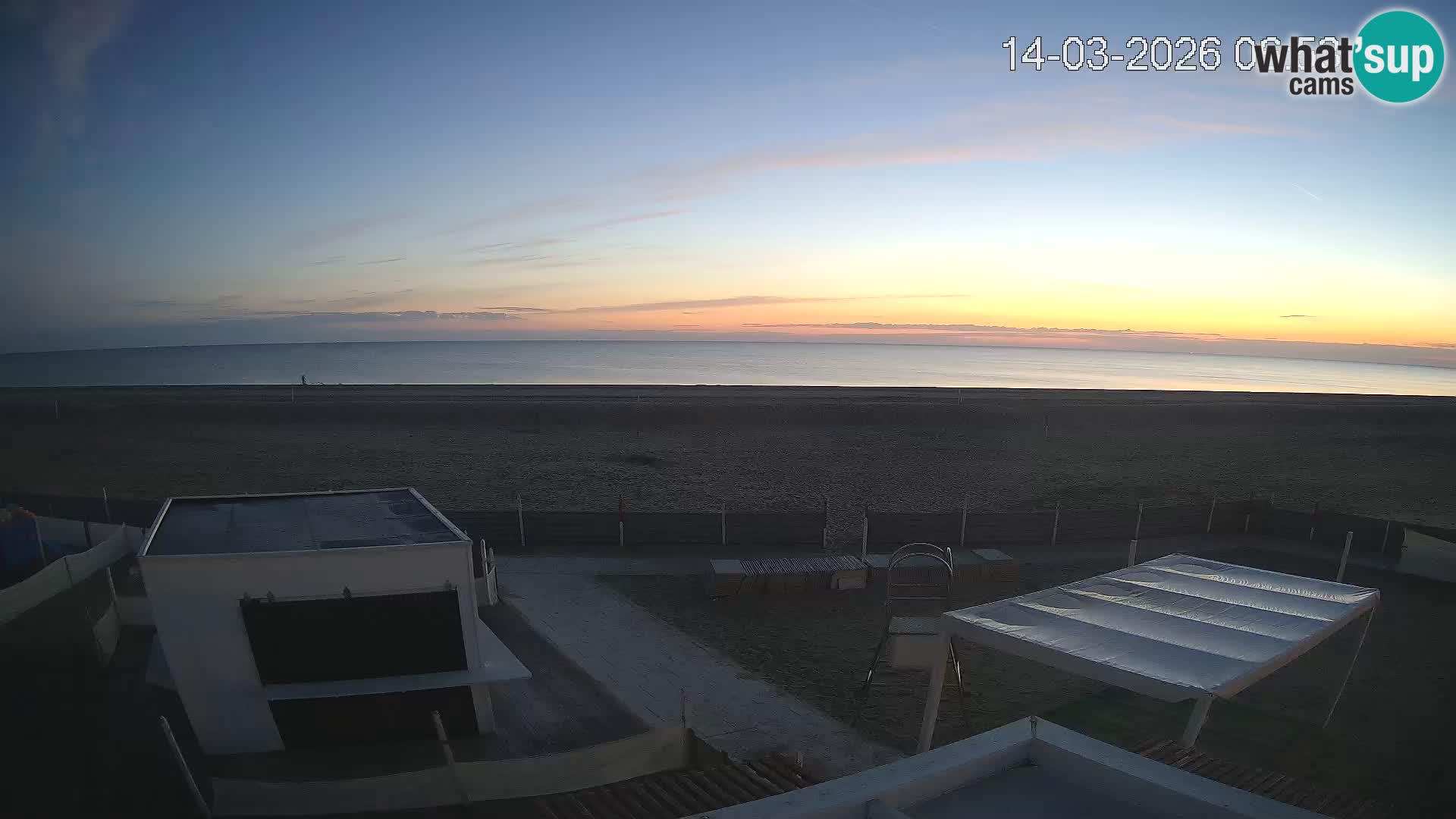 Web kamera plaža Riccione – Bagni Oreste spiaggia 115 – Italija