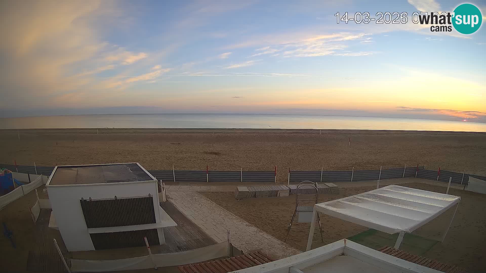 Live webcam Riccione – Bagni Oreste spiaggia 115
