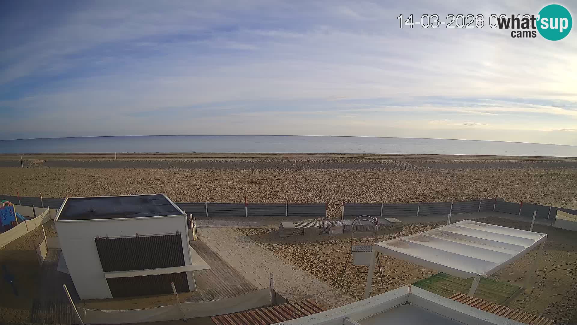Live webcam Riccione – Bagni Oreste spiaggia 115