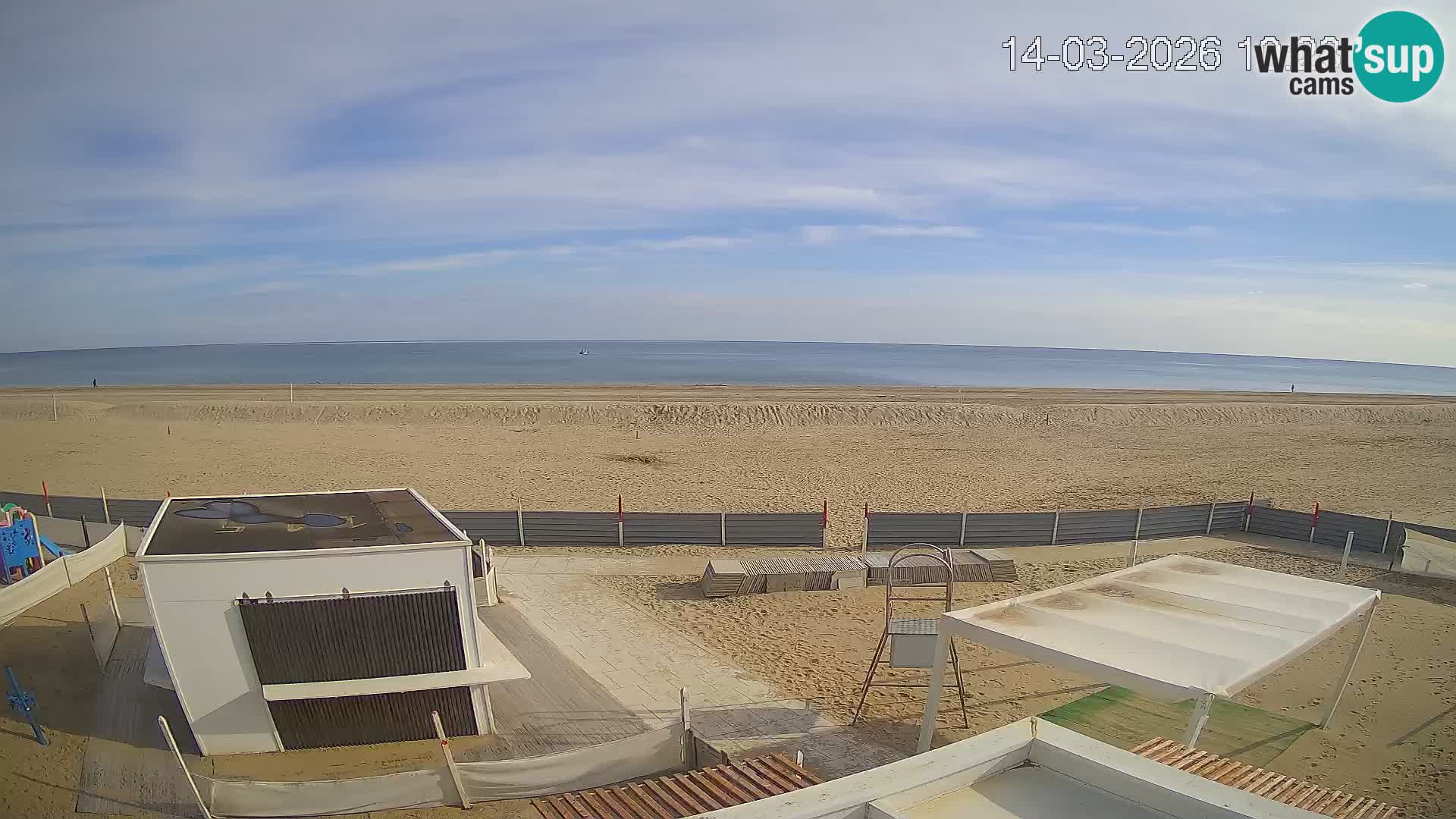 Live webcam Riccione – Bagni Oreste spiaggia 115