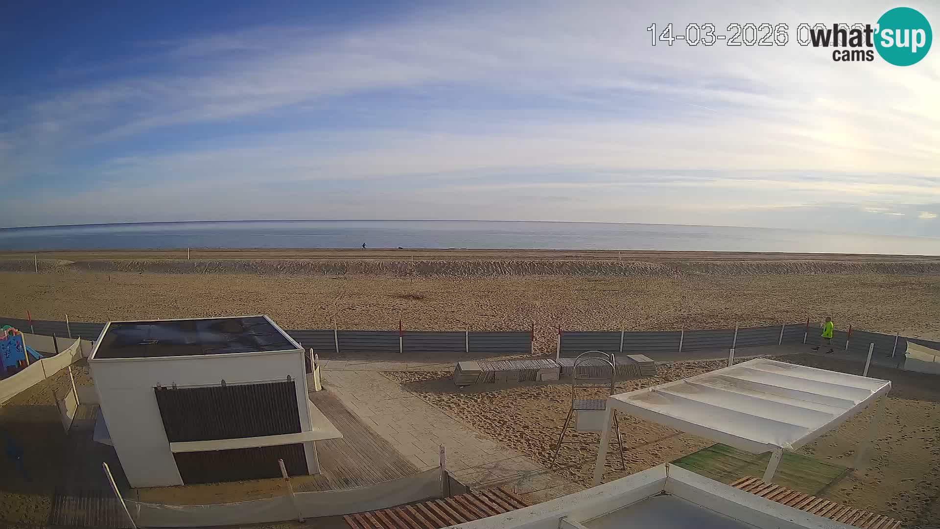 Web kamera plaža Riccione – Bagni Oreste spiaggia 115 – Italija