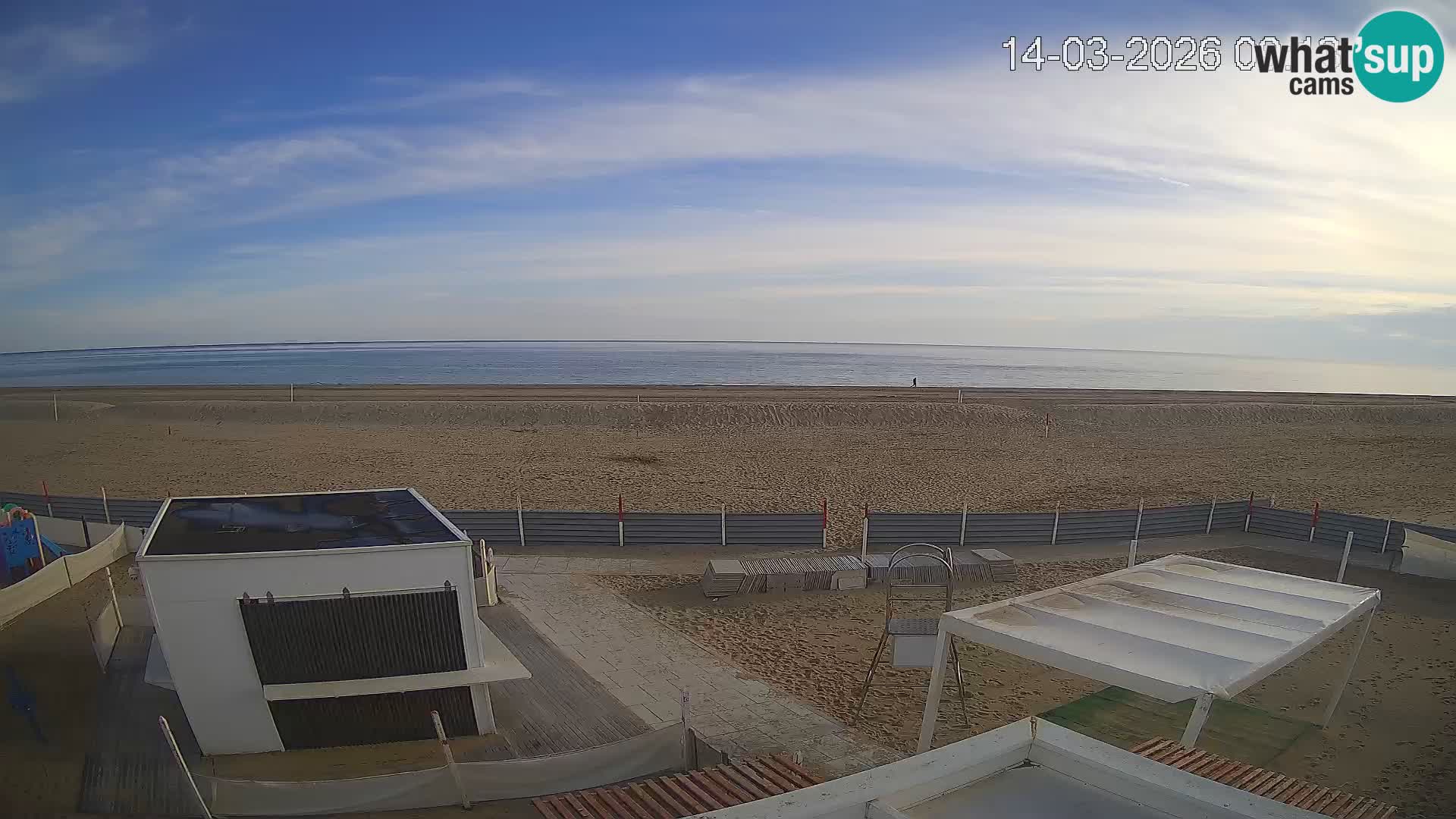 Live webcam Riccione – Bagni Oreste spiaggia 115