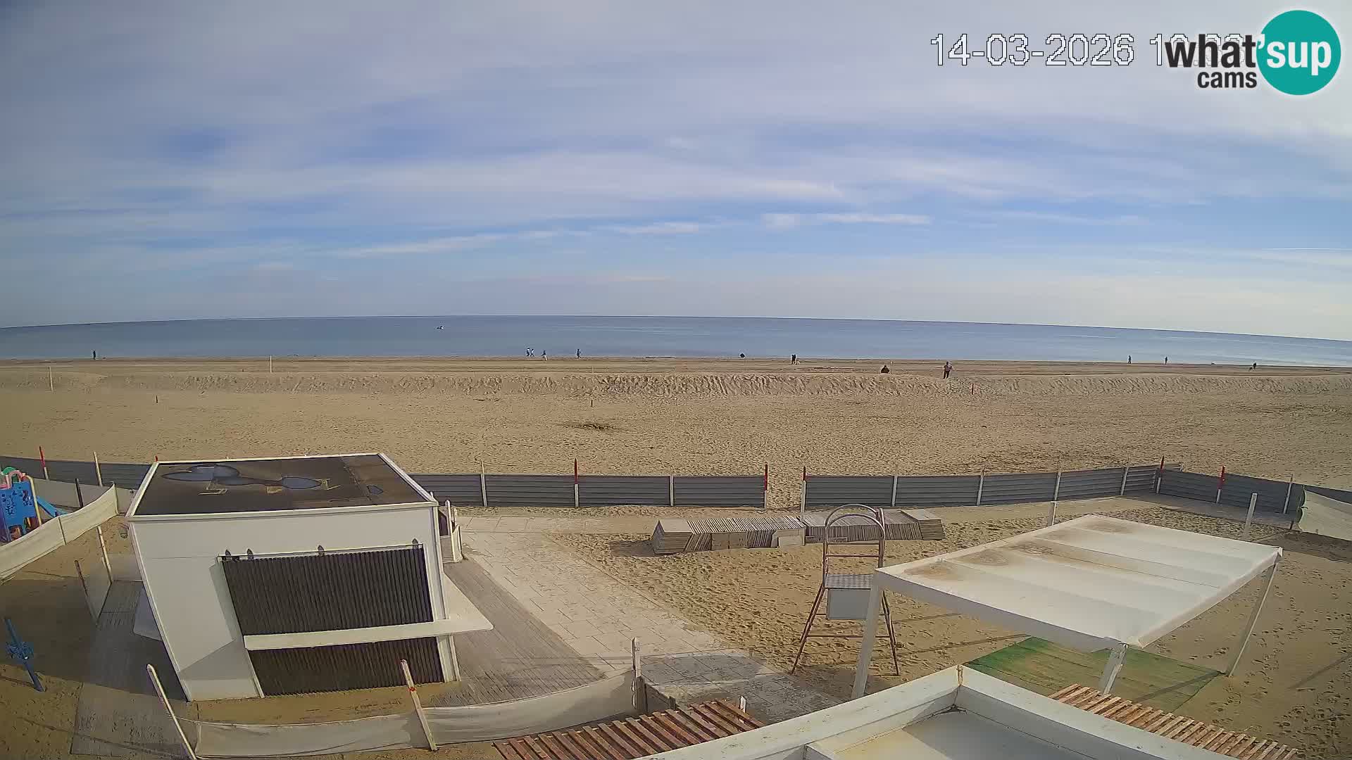 Camera en vivo playa Riccione – Bagni Oreste spiaggia 115 – Italia