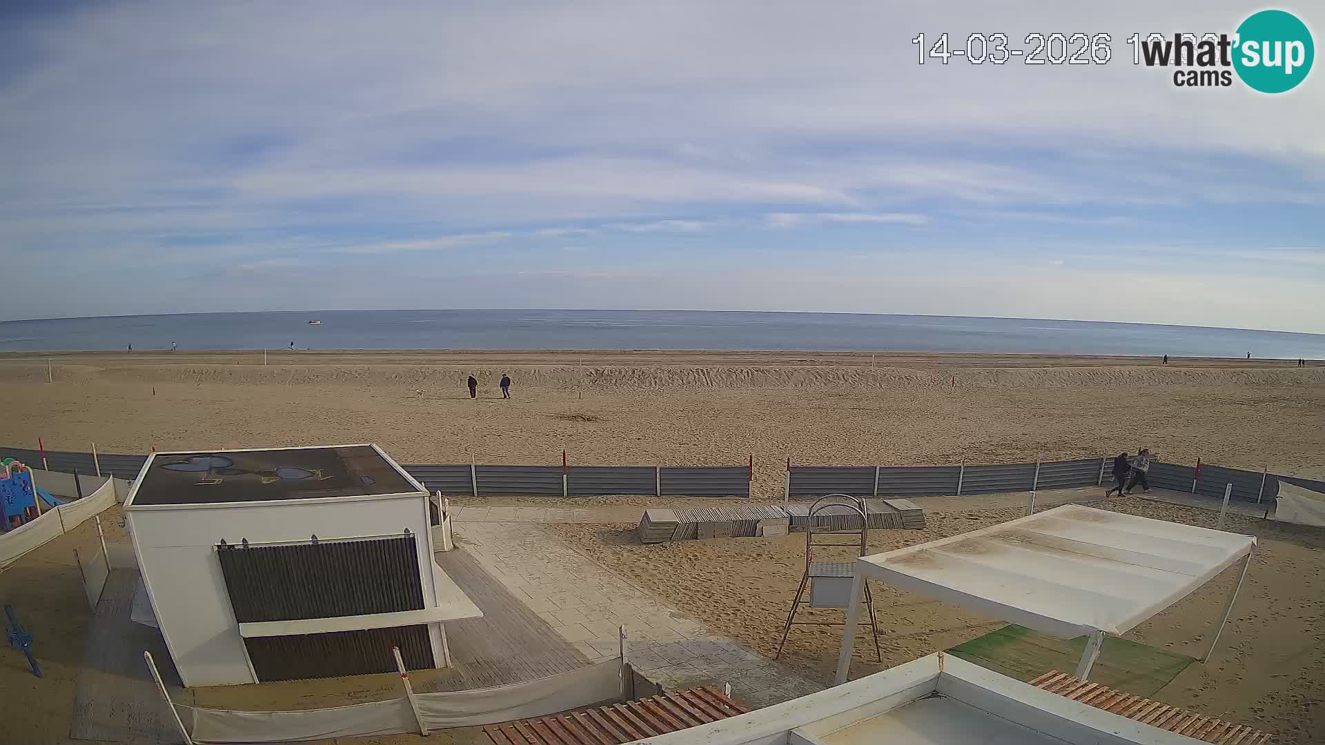 Web kamera plaža Riccione – Bagni Oreste spiaggia 115 – Italija