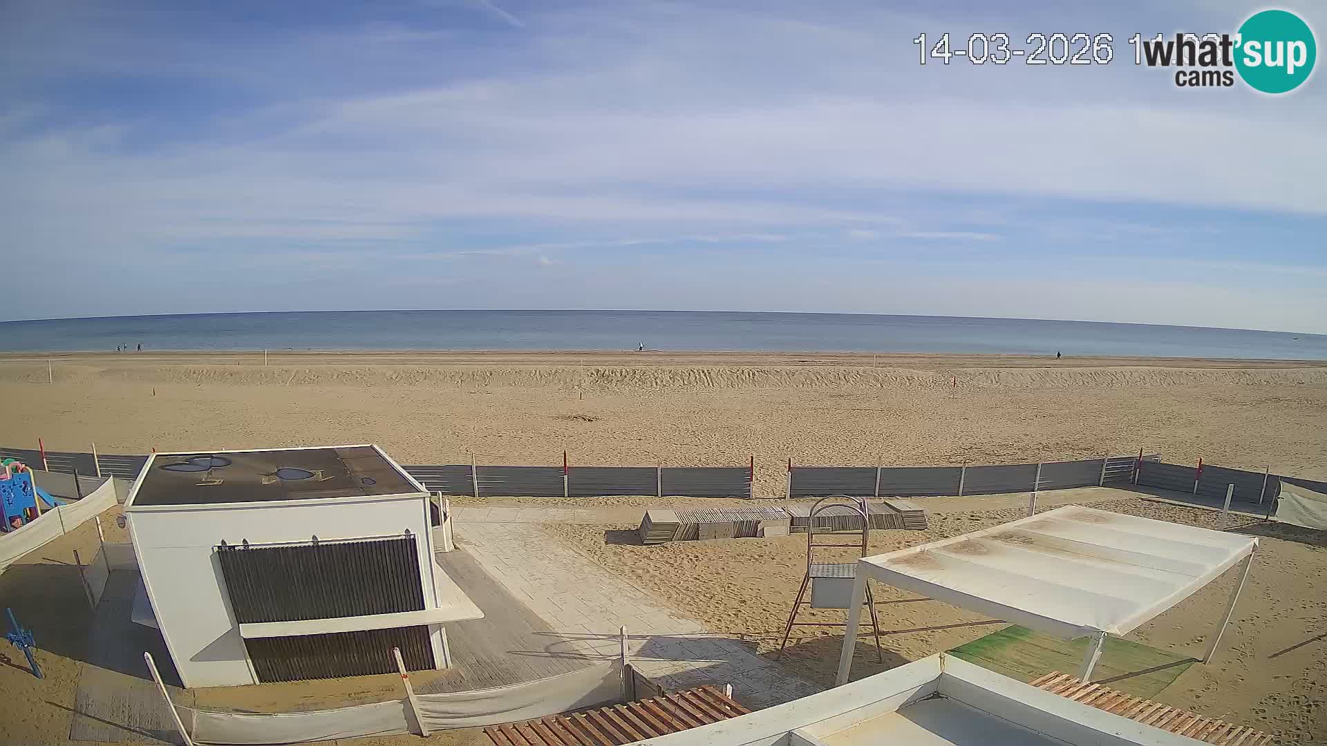 Camera en vivo playa Riccione – Bagni Oreste spiaggia 115 – Italia