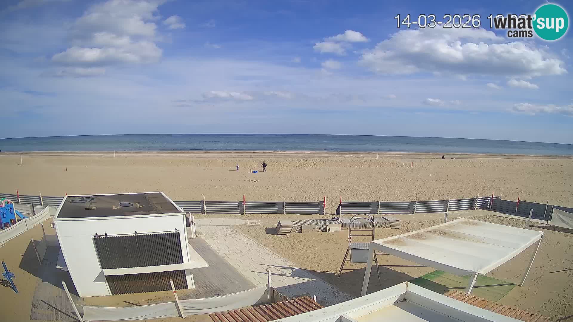 Live webcam Riccione – Bagni Oreste spiaggia 115
