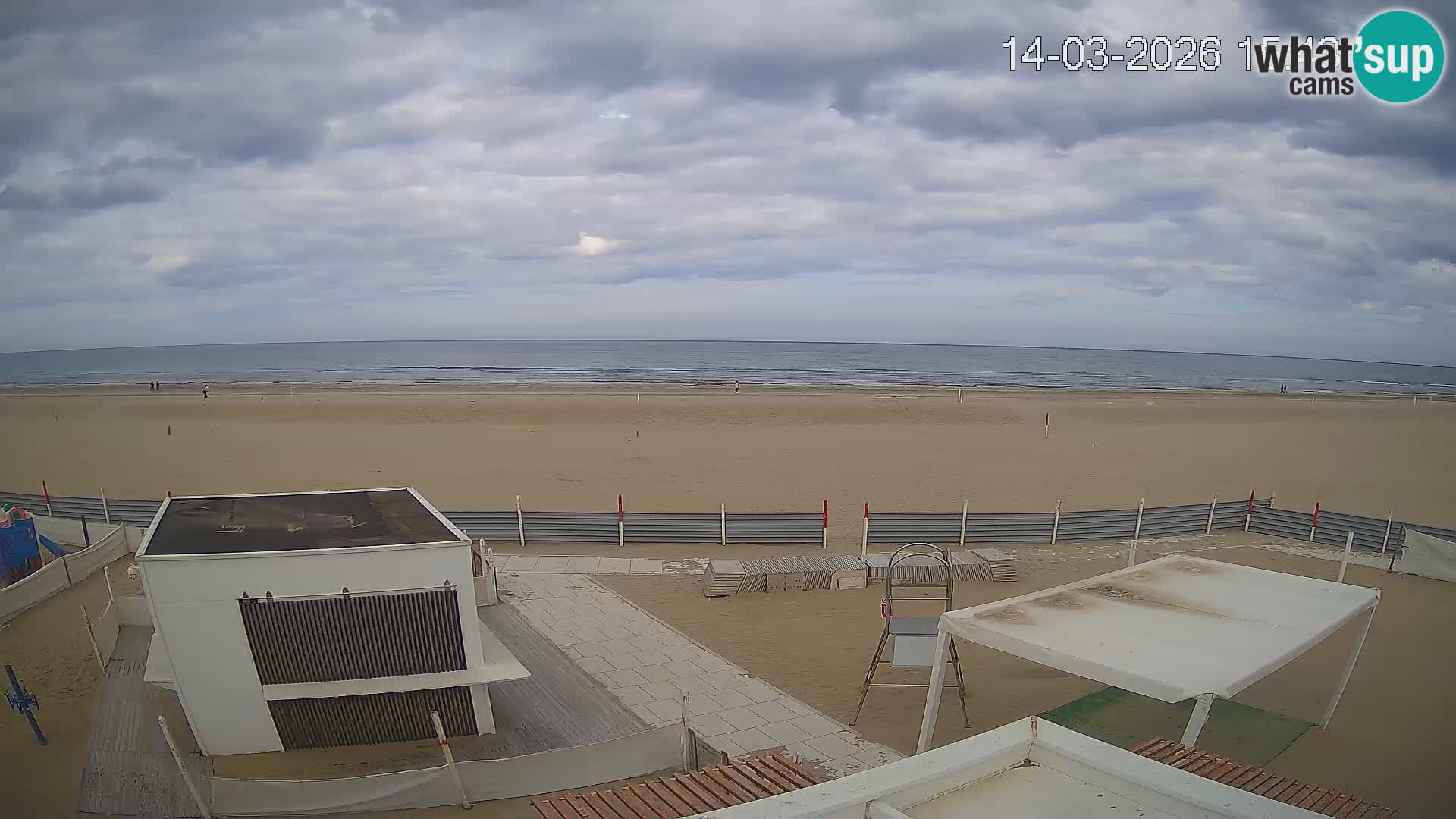 Spletna kamera plaža Riccione – Bagni Oreste spiaggia 115 – Italija