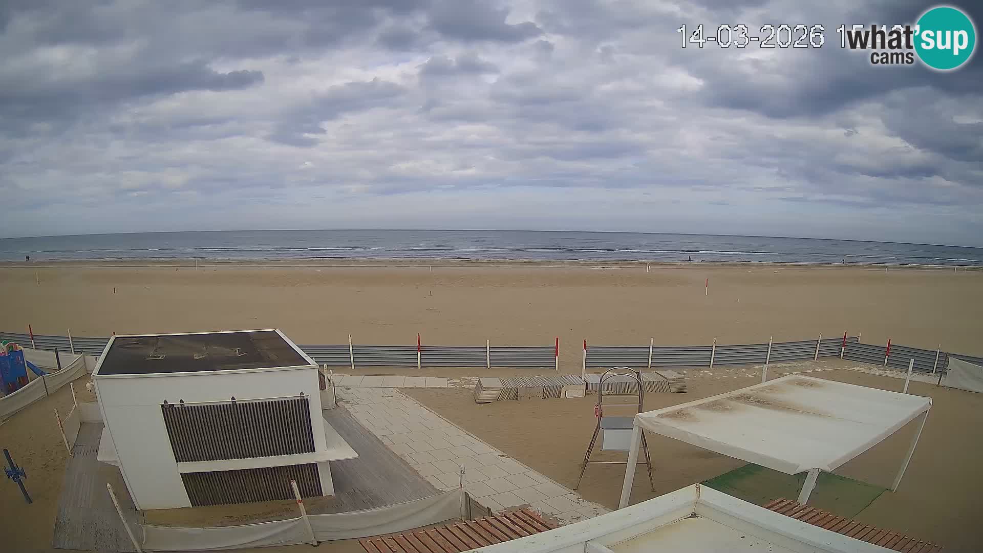 Spletna kamera plaža Riccione – Bagni Oreste spiaggia 115 – Italija