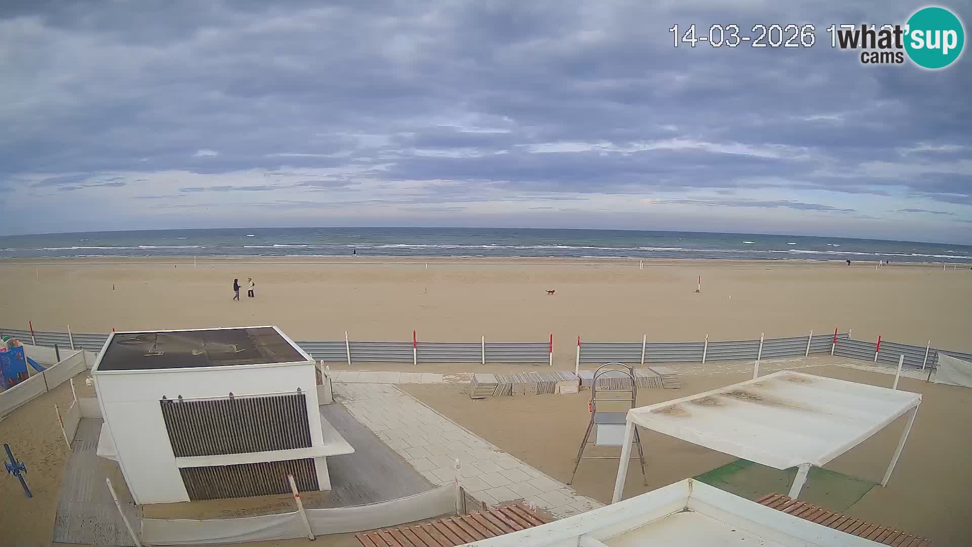 Webcam Riccione plage – Bagni Oreste spiaggia 115 – Italie