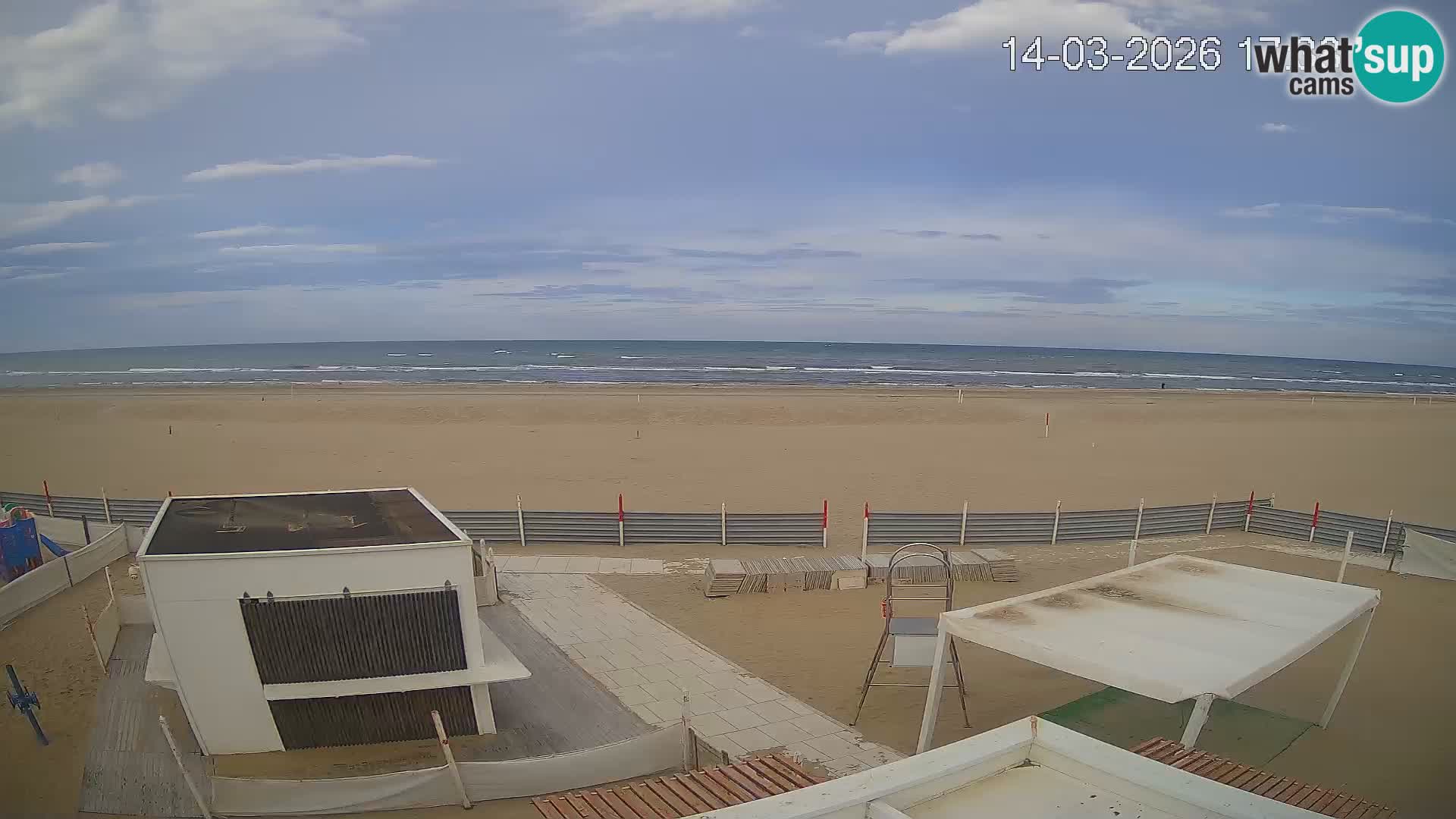 Webcam Riccione plage – Bagni Oreste spiaggia 115 – Italie