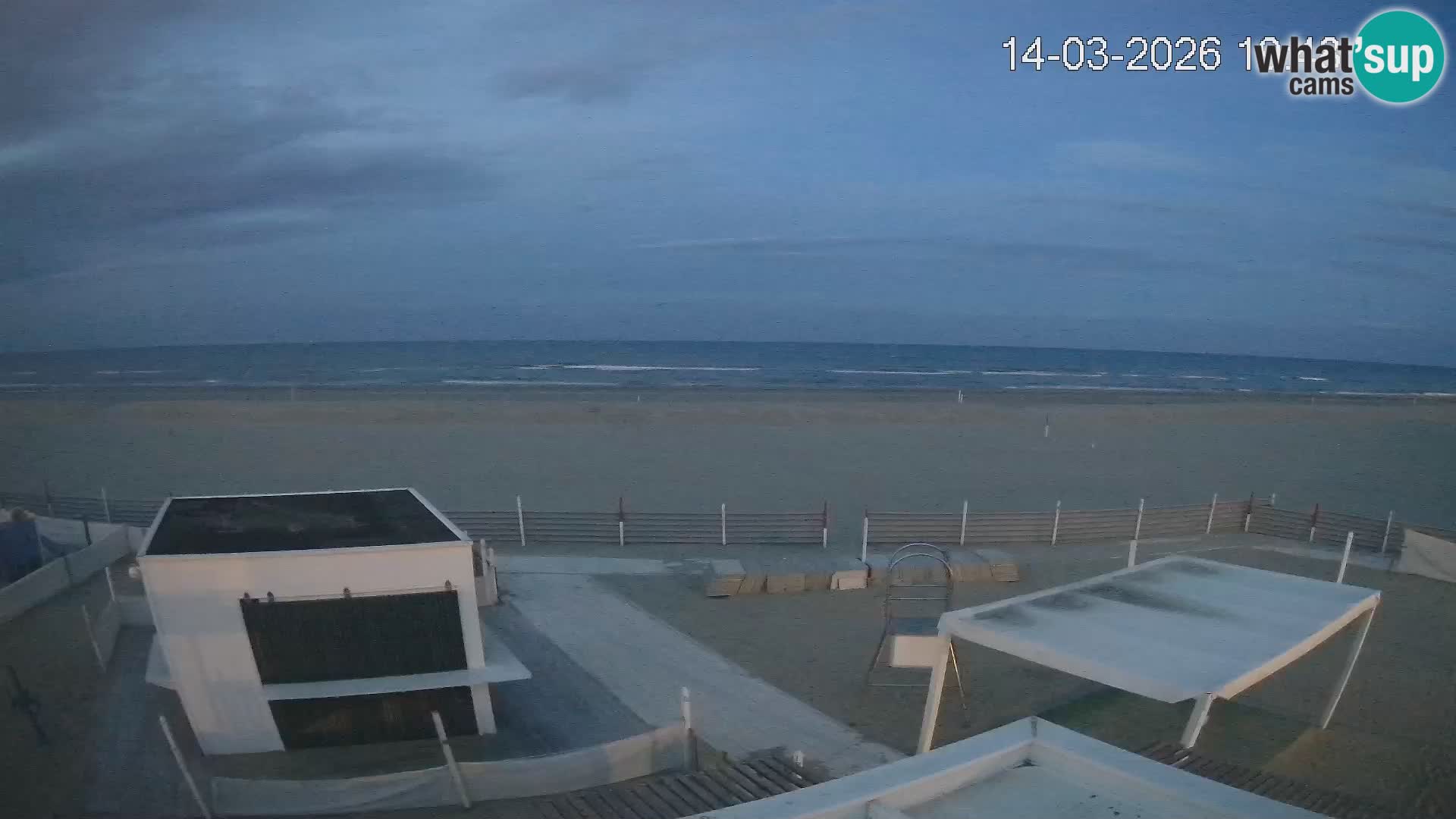 Spletna kamera plaža Riccione – Bagni Oreste spiaggia 115 – Italija