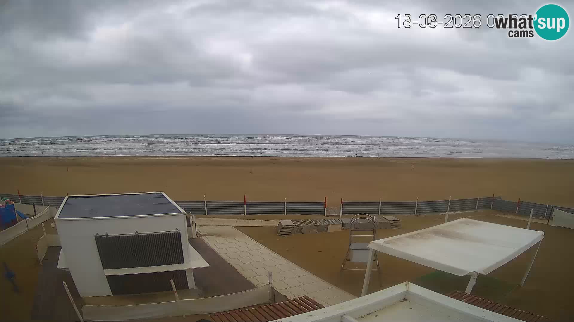 Web kamera plaža Riccione – Bagni Oreste spiaggia 115 – Italija