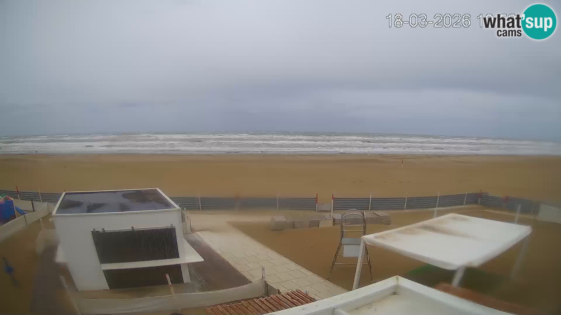 Camera en vivo playa Riccione – Bagni Oreste spiaggia 115 – Italia