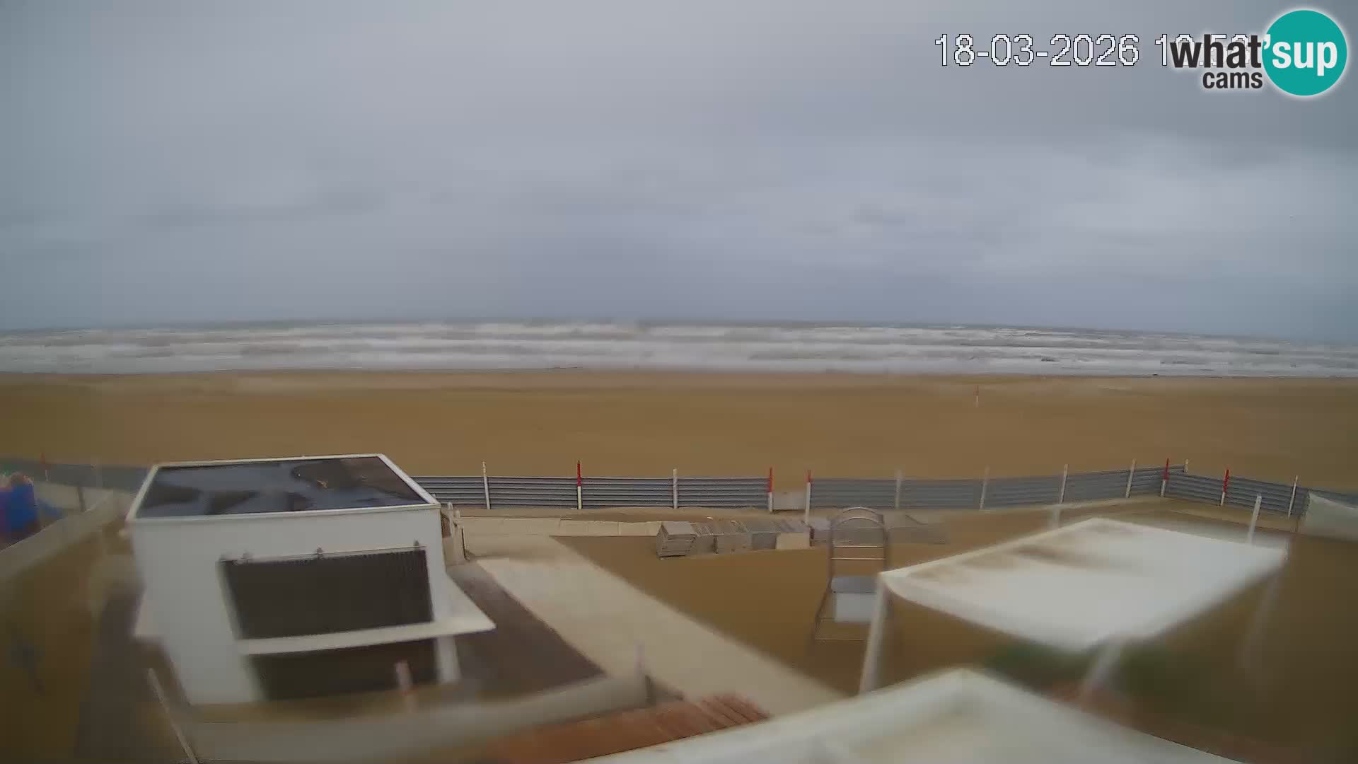 Webcam Riccione plage – Bagni Oreste spiaggia 115 – Italie