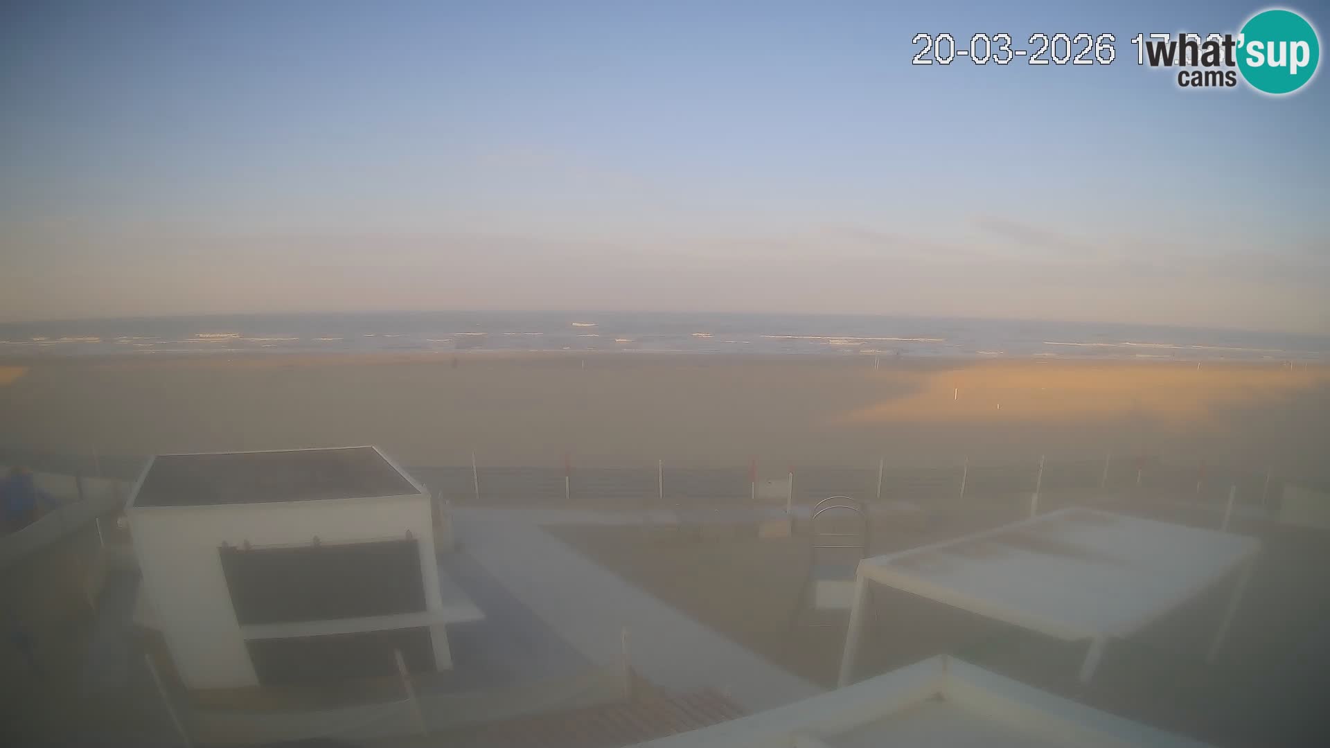 Spletna kamera plaža Riccione – Bagni Oreste spiaggia 115 – Italija