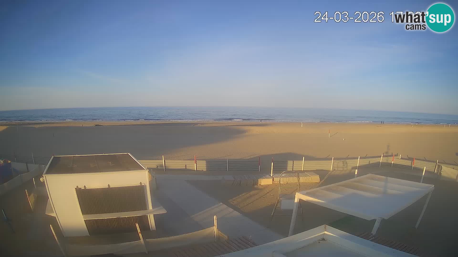 Live webcam Riccione – Bagni Oreste spiaggia 115